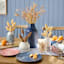 Honeybloom Dusty Blue Melamine Dinner Plate, 11"