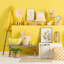 Milos Yellow Throw Pillow, 18"