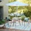Woodhill Round Patio Dining Table, Brown
