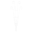 Providence Metal Garden Trellis, White