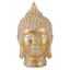 Found & Fable Gold Buddha Head Figurine, 4x7