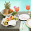 Providence Bamboo Handle Clear Wine Glass