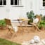 Honeybloom Acacia Wood Patio Folding Chair