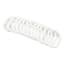12-Pack White Plastic Shower Curtain Rings