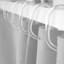 12-Pack Clear Shower Curtain Rings