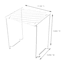 Locker Shelf Metal White
