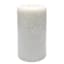 Honeybloom Light Grey Unscented Pillar Candle, 6"