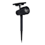 20-Lumen Solar Black Spotlight