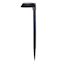 15-Lumen Solar Black Down Pathway Light