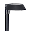 15-Lumen Solar Black Down Pathway Light