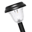 6-Pack 5-Lumen Solar Black Melville Pathway Lights