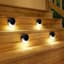4-Pack 5-Lumen Solar Black Textured Deck Lights