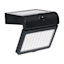 1000-Lumen Solar Black Motion Sensor Adjustable Light