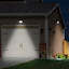1000-Lumen Solar Black Motion Sensor Adjustable Light