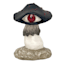 Spellbound Creepy Mushroom with Eye Halloween Figurine, 4.9"