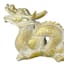 Found & Fable Golden Dragon Outdoor Garden Statue, 30"
