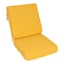 2-Piece Butter Yellow Canvas Outdoor Deep Seat Cushion