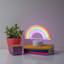 Neon Rainbow Stand, 7"