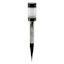 6-Lumen Gunmetal Round Steel Solar Pathway Light