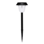 8-Pack Solar Black Moonlight Pathway Lights