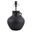 Found & Fable Black Ceramic Handle Table Lamp Base, 14"