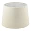 Crosby St. Tan Fabric Textured Medium Table Lamp Shade, 14x10x14