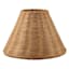 Honeybloom Natural Rattan Medium Table Lamp Shade, 6x14x10