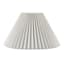Honeybloom White Pleated Medium Table Lamp Shade, 6x14x9