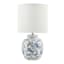 Providence White & Blue Chinoiserie Ceramic Accent Lamp, 14.5"