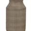 Found & Fable Brown Wood Textured Small Lamp Base, 13"