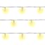 White Frosted Globe String Lights