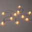 White Frosted Globe String Lights