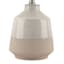 Ty Pennington Two-Toned Natural Small Table Lamp with Shade, 18.5"