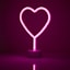 Heart Neon Stand, 12"