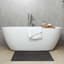 Crosby St. Charcoal Waffle 100% Cotton Antimicrobial Bath Rug, 20x30