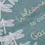 Honeybloom Welcome To Our Garden Yard Flag, 18"