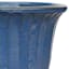 Providence Aurora Blue Fluted Outdoor Planter, Large