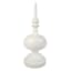 Providence White Finial Outdoor Garden Statue, 29"