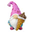 Ice Cream Gnome Outdoor Garden Statue, 8"