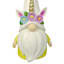 Unicorn Gnome Outdoor Garden Statue, 9"