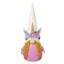 Unicorn Gnome Pink Outdoor Garden Statue, 9"