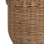 Honeybloom Haven Polyrattan Lined Basket Outdoor Planter, Large