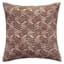 Tracey Boyd Brown Zig Zag Square Outdoor Throw Pillow, 16"