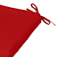 Cherry Canvas Outdoor Square Seat Cushion