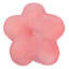 Tiny Dreamers Pink Flower Shaped Squishy Pillow, 18x5