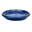 Imperial Blue Ceramic Outdoor Saucer, Large