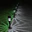 6-Pack Solar Black Rocket Pathway Lights