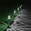 6-Pack Solar Silver Rocket Pathway Lights