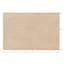 Found & Fable Ivory Striped High-Low Bath Rug, 20x30