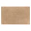 Found & Fable Tan Striped High-Low Bath Rug, 20x30
